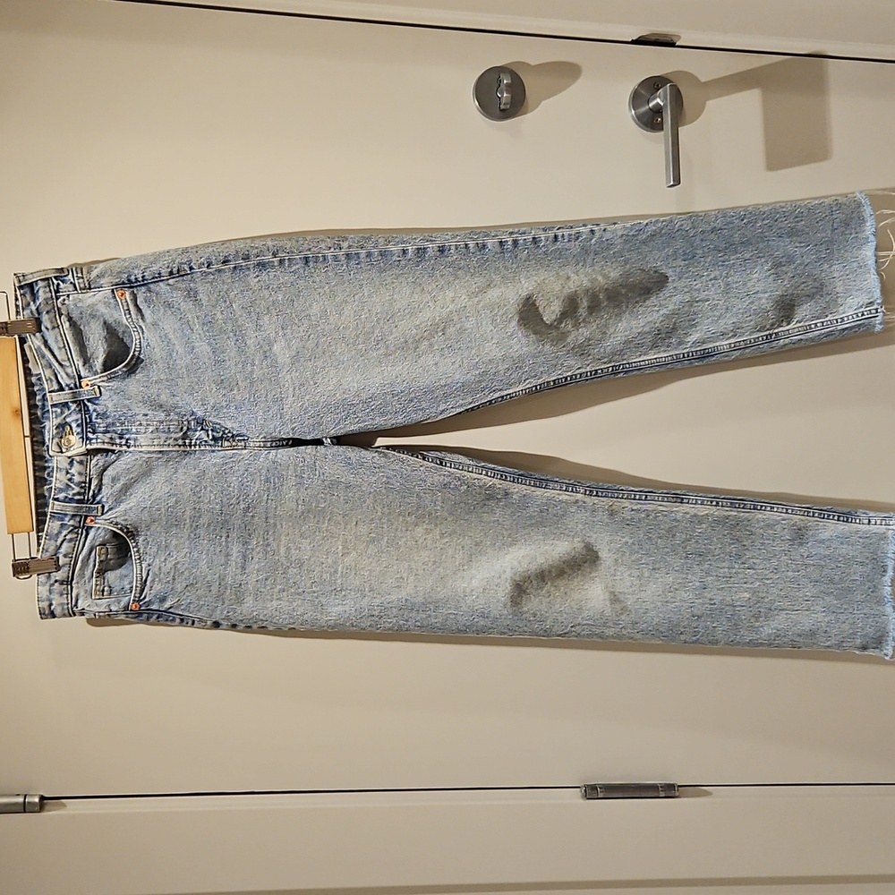 Raw Edge Vintage Straight Jeans - 10